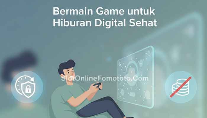 Hiburan digital sehat dengan kontrol diri dan keamanan