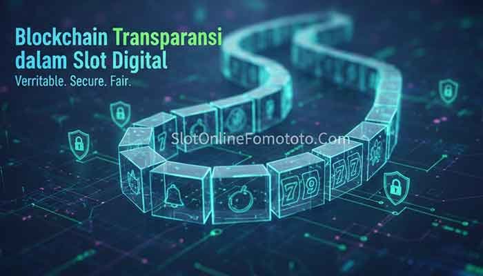 Ilustrasi Slot Blockchain sebagai catatan publik transparan untuk slot digital