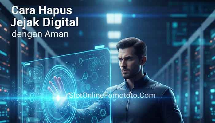 Ilustrasi hapus jejak digital dan privasi data