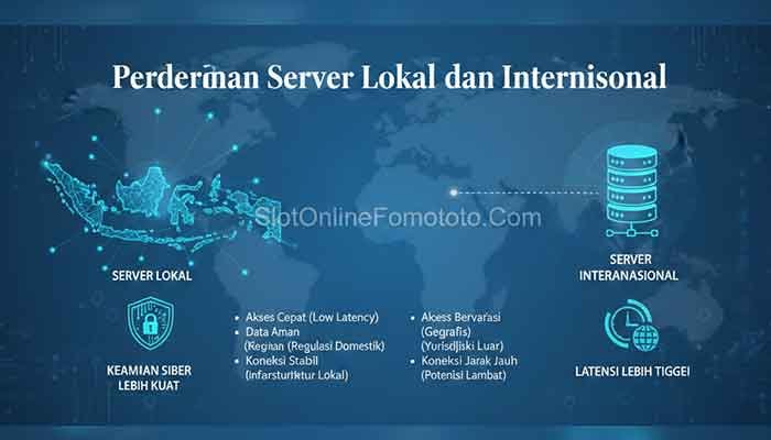 Diagram infrastruktur IT dan latensi server, Perbedaan Server Slot