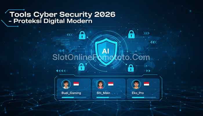 Ilustrasi Tools Cyber Security 2026 untuk perlindungan pengguna online