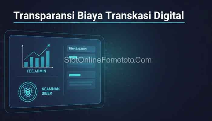 Analisis biaya transaksi digital dan fee admin aman