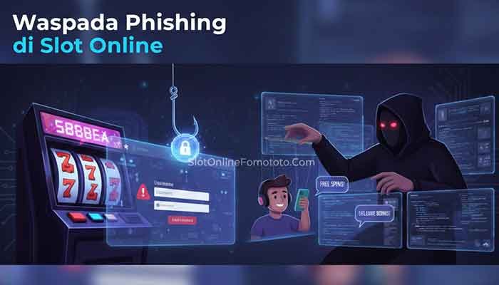 Ilustrasi hacker mengirim link penipuan ke pemain slot, Apa itu Phishing?